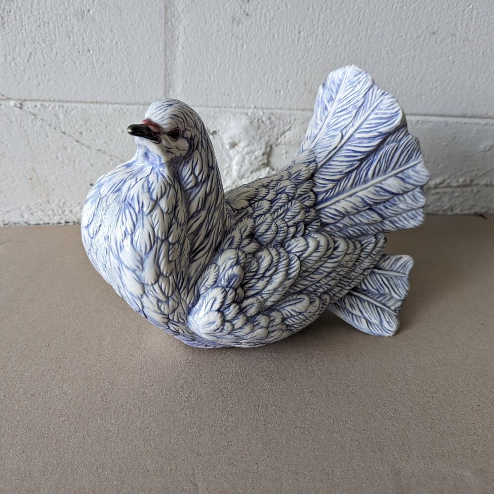 Vintage Ceramic Bird Dove Pigeon Dalia Condis Signed